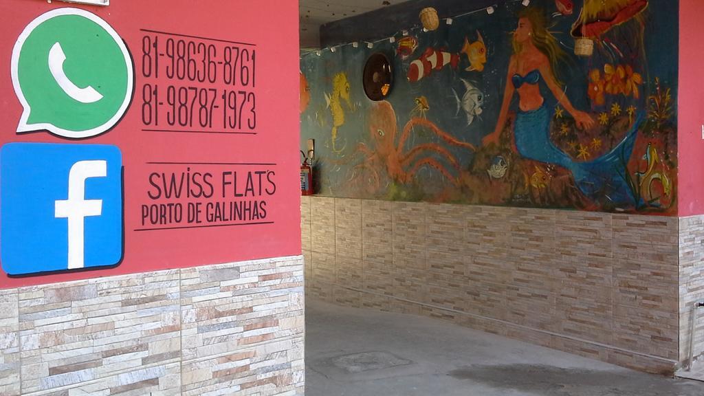 Swiss Flats Lägenhet Pôrto das Galinhas Exteriör bild